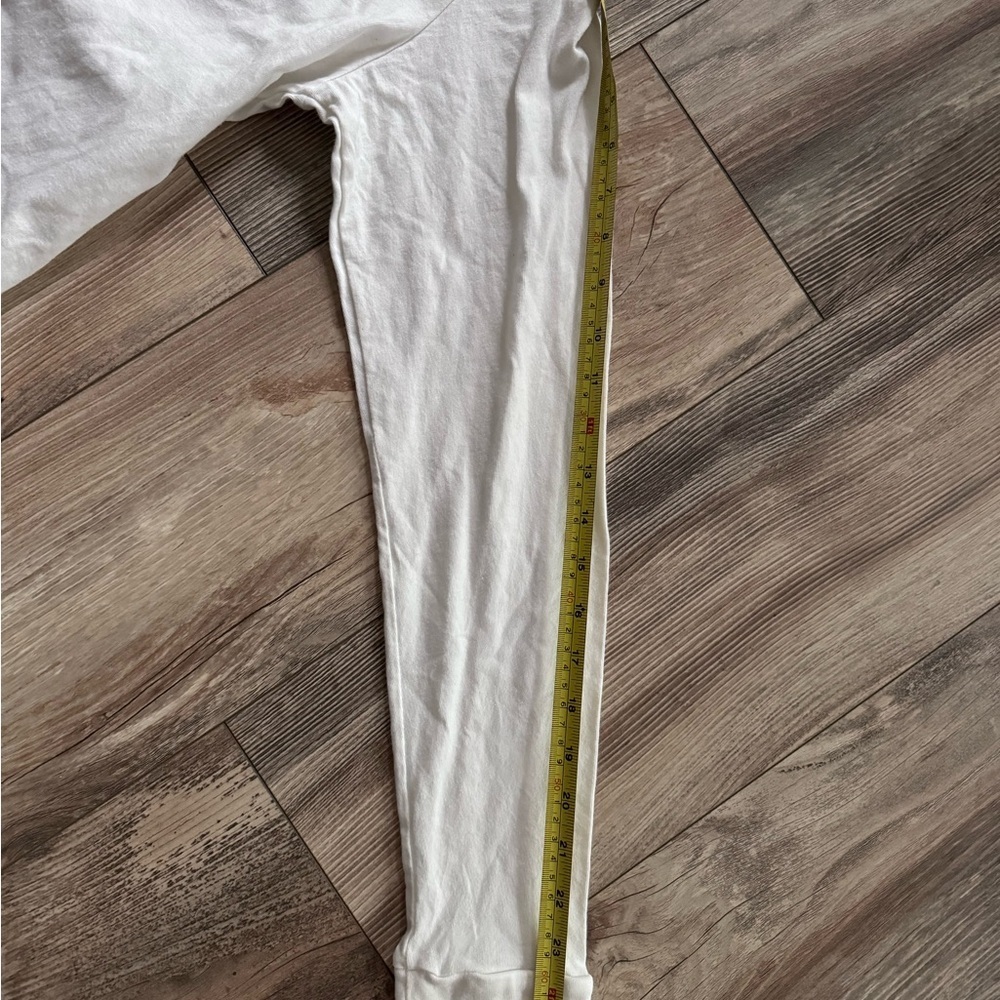 Adidas White and Yellow Bronco Basketball Long Sleeve Shirt men M - Picture 4 of 6